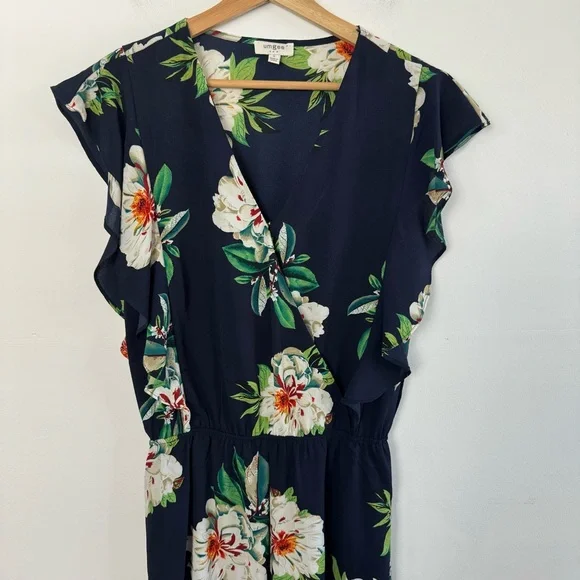 Umgee Black Floral Romper - Picture 5 of 11